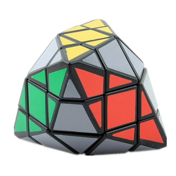 Diansheng 4-hörn Magic Cube 4 Corner Speed ​​Puzzle Cubes Pedagogisk leksak Brain Teaser Twisty Puzzle cubo magico Toy Black