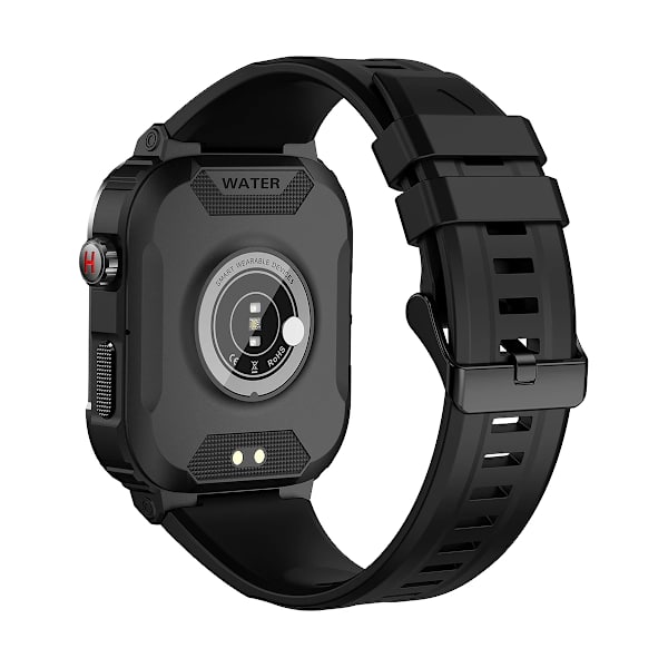 Ny Robust Smart Watch Herr Stort batteri Musik Spela Fitness Tracker Bluetooth Dial Call Sport Smartwatch For Herr Violet
