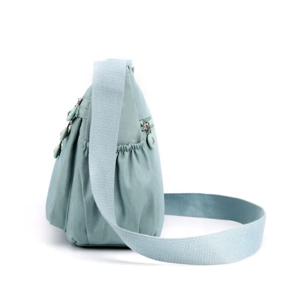 Messenger Bag Causal Kvinnor Axelväska Multi Nylon Kvinna Crossbody-väskor Kvinna Crossbody Moderväska Shoudlerväska Green 02