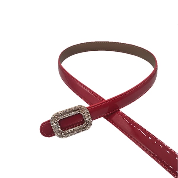Modeimitation Pearl Beads Tunn midjekedja Bälte Dam Midjeband Klänning Tillbehör 3 färger Red 115CM