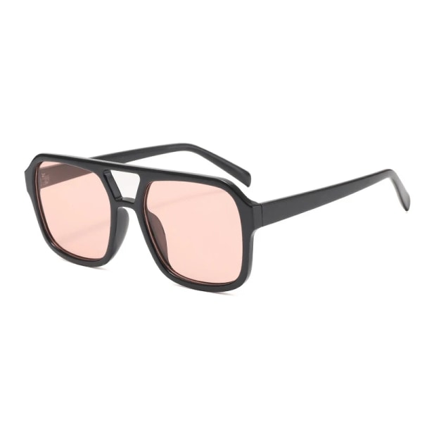 DDDLONG Retromode Punksolglasögon Damer Män Solglasögon Klassiska vintage UV400 utomhusskydd D314 Pink