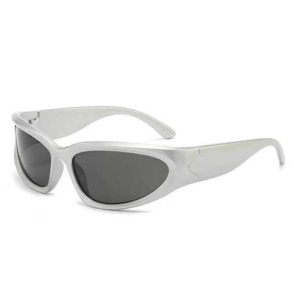 Nya Y2K Sports Punk Solglasögon Dam Designer Square Goggle Herr Lyxmärke Solglasögon UV400 Färgglada spegel Modeglasögon C7 As shown in the figu