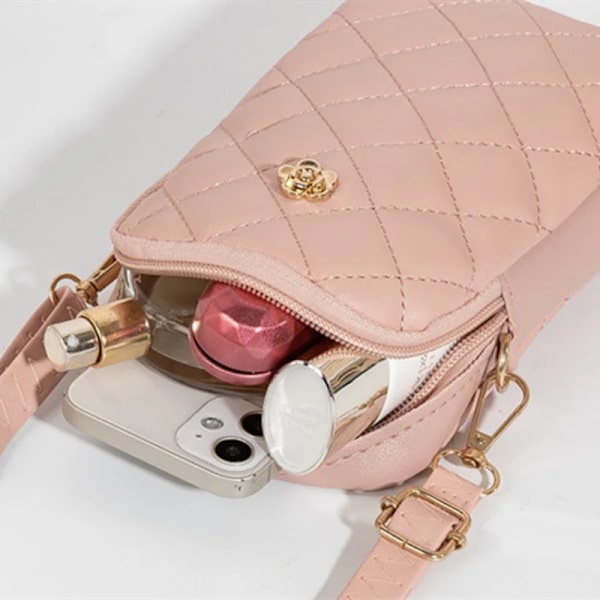 Damer Mini Shoulder Mobiltelefon Ringer Axelväskor för kvinnor Sacoche Small Square сумка Portmonnäer och handväskor Damska Summer Red d