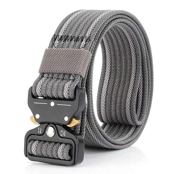 FRALU Nytt nylon män Army taktiskt bälte Molle Militär SWAT stridsbälten Knock Off Emergency Survival Midja Taktisk utrustning Red 125cm