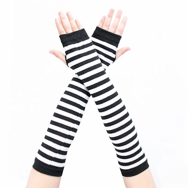 Nytt mode Neon Fishnet Cykelhandskar Fingerlösa Långa Handskar Ben Arm Manschett Fest Klänning för Dam Sexig Vacker Arm A6652(.339)