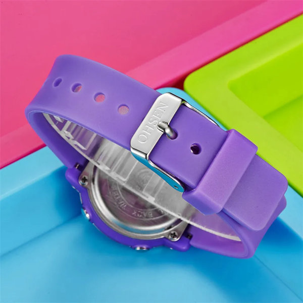 Relogio 2022 OHSEN Mode dam Sportklockor män Vattentät LED digital watch män kvinnor multifunktion flicka pojke armbandsur Black