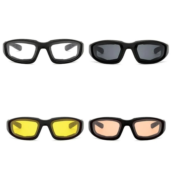 Män Dam Utomhus Cykelglasögon Utomhussport Skidcykling Ridglasögon Moto Biker vindtät B Gray lens