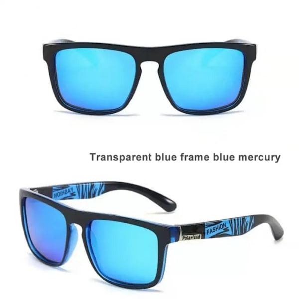 Solglasögon Man Mode Fyrkantig ram Retro Cykling Solglasögon Polariserade solglasögon Kvinnor Körning Fiske Glasögon Goggle UV400 08 Sunglasses