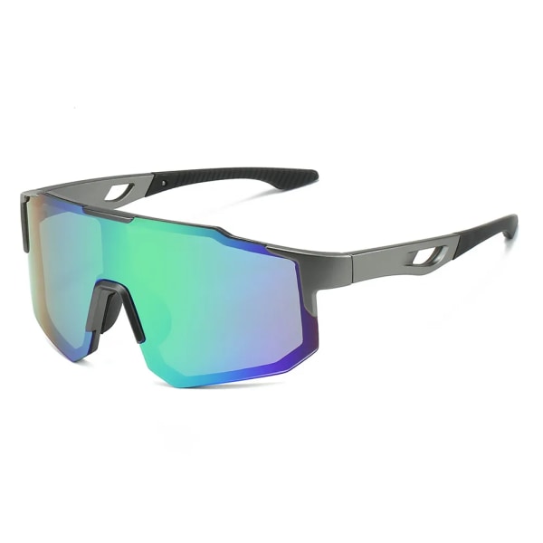 Utomhuscykling Solglasögon UV-skydd Vindtäta solglasögon för män kvinnor Polariserad lins Cykelglasögon Sportglasögon mixed color E