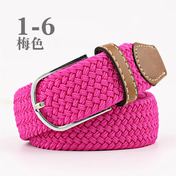 Canvasbälte utomhus taktiskt bälte unisex högkvalitativ canvasbälte för jeans Man Lyxiga Casual Straps Ceintures Bälten för kvinnor FB  rose 3.3cmX107cm