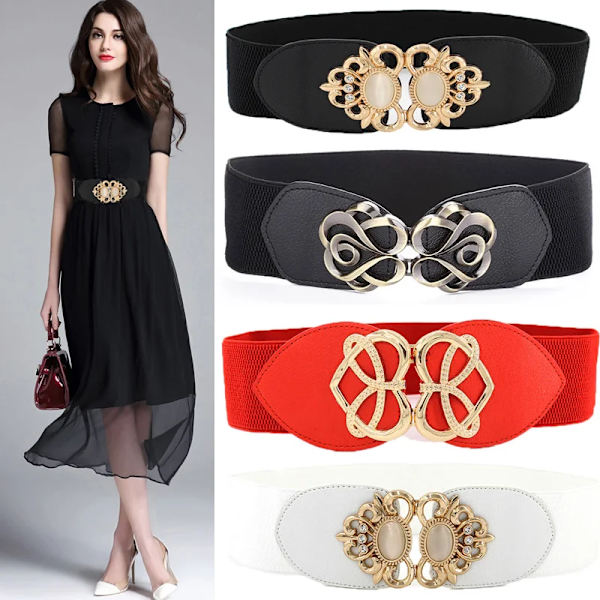 Strass midjekedja Mode tunna sektioner Damkedja Dam Elegant Lyx Magdans Diamantbälte Bg-1296 6 row gold chain 105cm