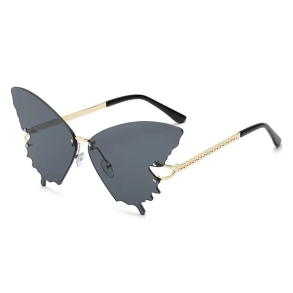 Nya Butterfly Solglasögon Dam Trendiga Ramlösa Glasögon Utomhusglasögon Camping Fiske Solglasögon UV400 Lentes De Sol A2
