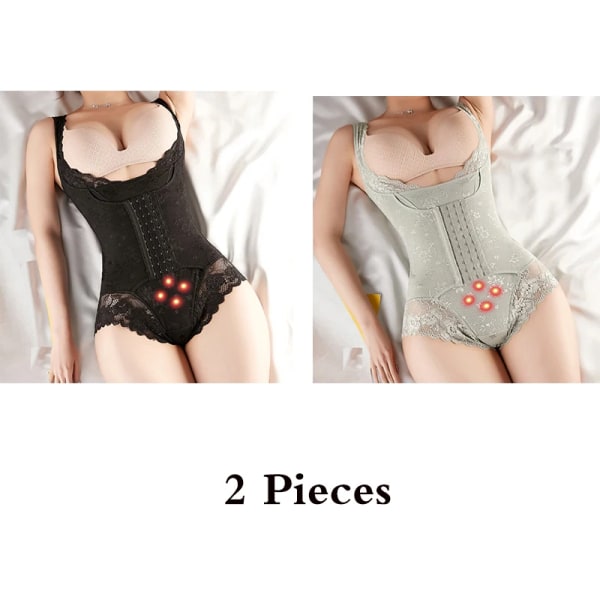 GUUDIA Body Shapewear Öppen byst Body Mage Control Shapewear Seamless Shapers Kvinnor Body Shaper Slimming Shapers two BG XL