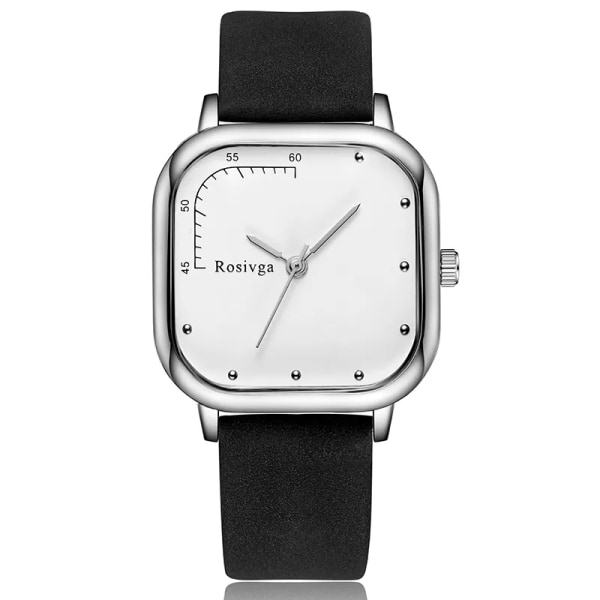 Minimalistisk watch för män Kvinnor Par Enkel fyrkantig urtavla Quartz Man Kvinnor Klockor Casual Fashion Armbandsur Herr Quartz Clock Type 7