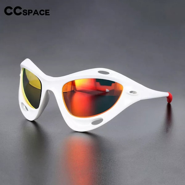 55381 Nya Y2K Solglasögon Män Sport Trendiga Produkter Dam Outdoor Solglasögon Dam Glasögon Driver Goggles Uv400 WhiteGray china