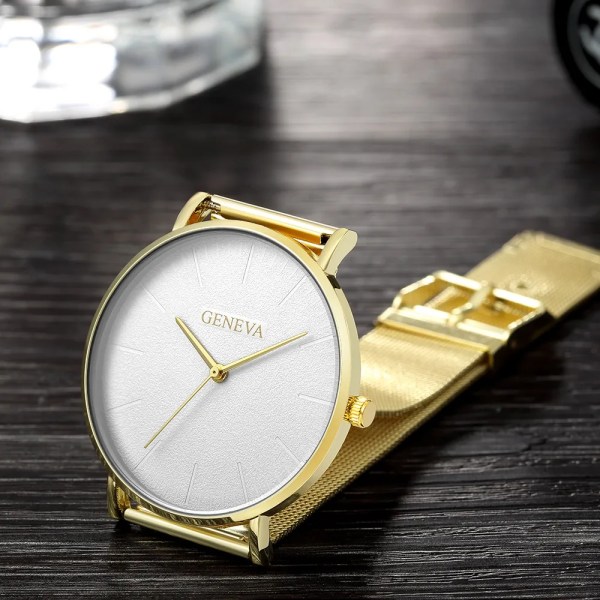 Damklockor Bayan Kol Saati Mode Rose Gold Silver Watch För Dam reloj mujer saat relogio zegarek damski gold black