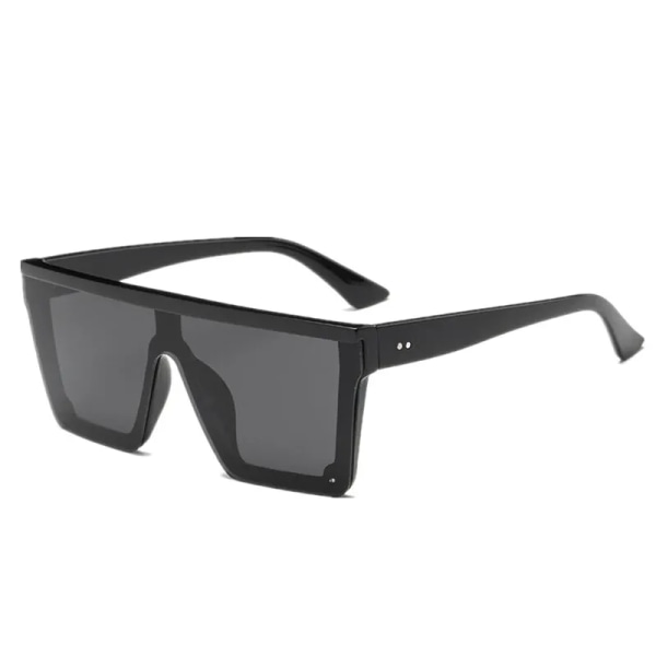 DCM Nya Oversized Man Flat Top Solglasögon Märke Black Square Shades UV400 Gradient Solglasögon UV400 C4 Leopard