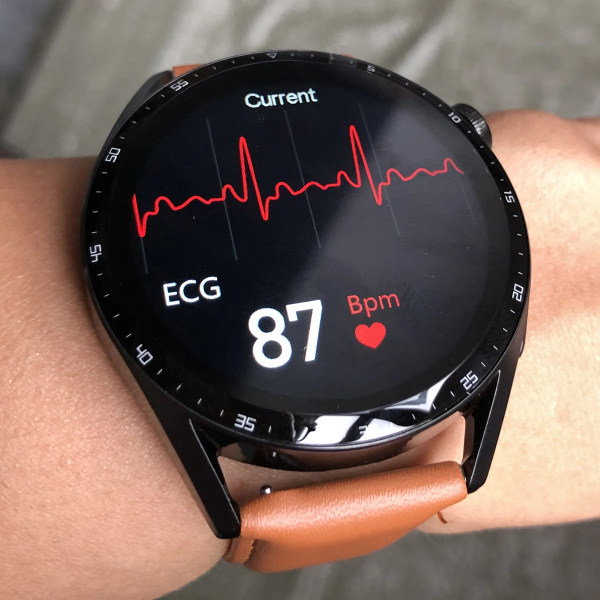 Ny Smart Watch Herr Android GT3 IP68 Vattentät NFC Smartwatch Trådlös Laddning Bluetooth Ring Herr Watch för Black-Br Le smart watches