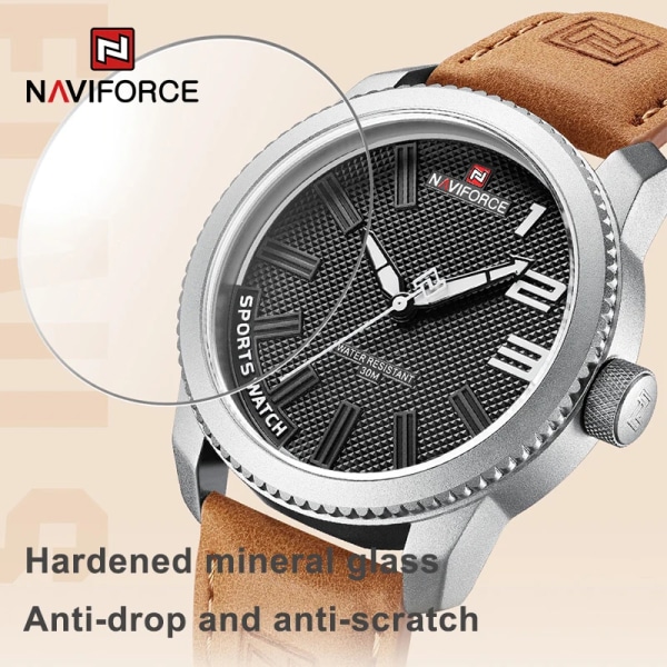 100% Original NAVIFORCE watch för män 2022 Ny Quartz Sport Vattentät klocka Mode Lyx högkvalitativt manligt watch SGYGY-BOX