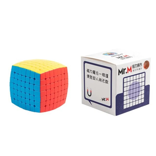 ShengShou Mr.M 7x7x7 Magnetic Magic Cube kudde 7x7 Speed ​​Cube SengSo Mr M Magnetic Cubo Magico Pusselleksaker Present för barn 7x7