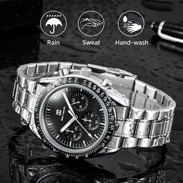BEN NEVIS SPEEDMASTER Automatisk datumhastighet Watch för män Mode Quartz Exakta kopior lyxmärken Sport golden