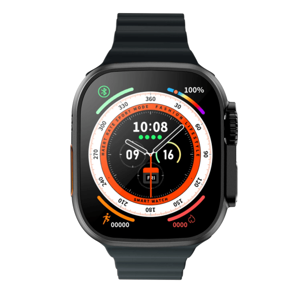 Z8 Ultra MAX Smart Watch Series 8 Titanium Alloy 1:1 49mm case Bluetooth Call NFC ECG IP68 Vattentät Smartwatch Herr Black Alpine G