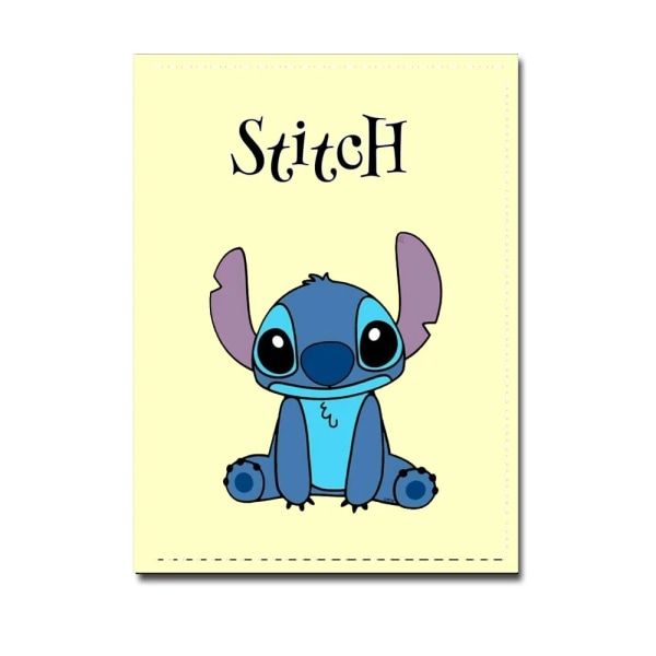 Lilo & Stitch Film Tecknad Print PU- cover Mode Söta flickor Pojkar ID-korthållare Resebehörighetshållare DX1033E