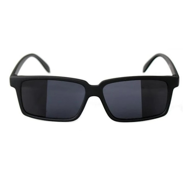 Antispårglasögon Unisex Black Square Spy Bakifrån Solglasögon Självskydd Safey Eyewear Spegel Sidoändar Vy bakom dig black black as picture