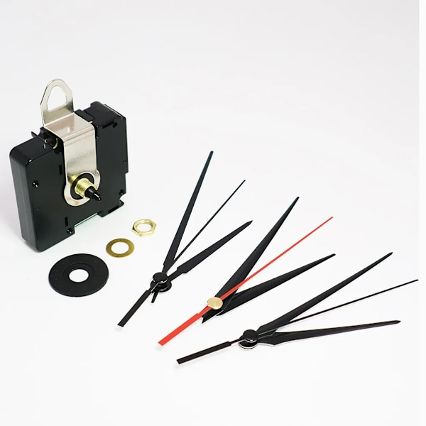 Ny Tyskland DCF Signal Klockrörelse DIY Kit Atomisk Radiostyrd För Europa Väggklocka Ersättningstillbehör Med Krok Black A