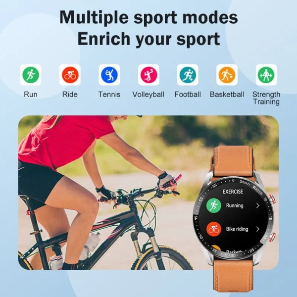 Smart Watch Bluetooth Call Ecg Ppg Full Touch Screen Väder Samtalsinformation Påminnelse Multi Voice Sports Mode Smart Armband belt orange