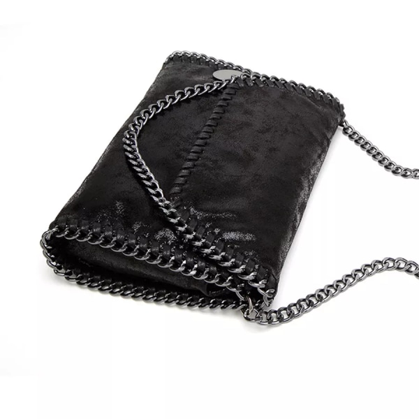 Damväska Handväskor Ny Casual Chain One-Soulder Messenger Bag Trendig Dam Liten Flik Cross Body Väskor Kopplingsväskor sac a main Red 29 X 7 X 19 CM