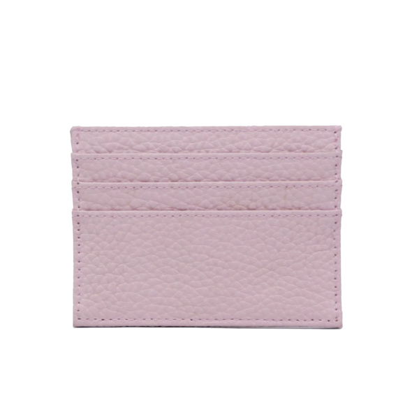 Anpassad 100 % koläder Pebble Mönster Kreditkortshållare Smal plånbok Män Kvinnor Plånbok Pocket Card Custom Initial Letters Case red 0695