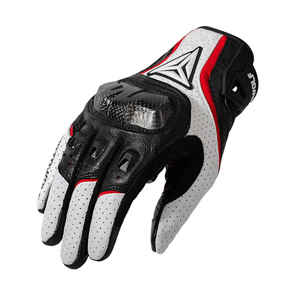 De senaste Rs Taichi Rst390 Armed Läder Mesh Handskar Motorcykelhandskar Motocross Knight Handskar WHITE M