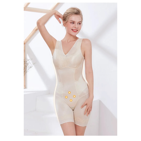 ZYSK Kvinnor Body Sömlös Waist Trainer Magen Bantning Sexiga Shapewear Helkropp Magkontroll Smal Underkläder ZYSK0091 skin color M
