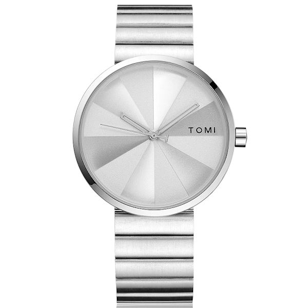 Unik Creative Halv Transparent Unisex watch klocka För män Kvinnor Par Nörd Snygga Läder Armbandsur Mode Quartz watch DESIGN 3 (A)