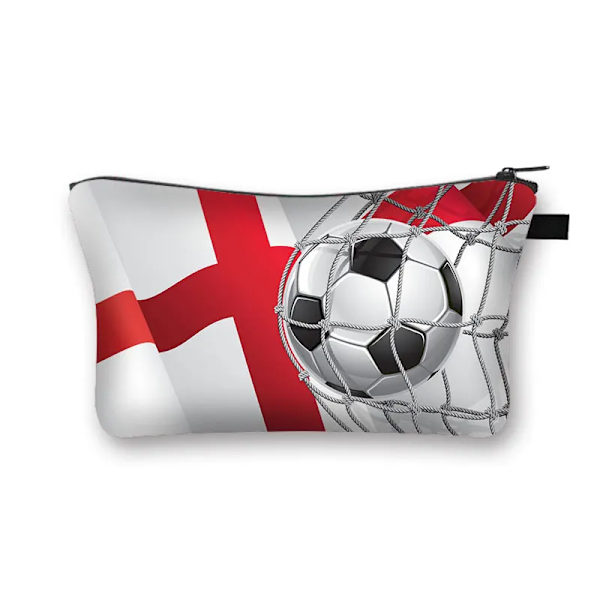Cool fotbolls-/fotbollsmode förvaringsväska Kvinna Kosmetikväska Organizer Bärbar sminkväska för resor Tonåring Pojke Present shzbzhuqiu10