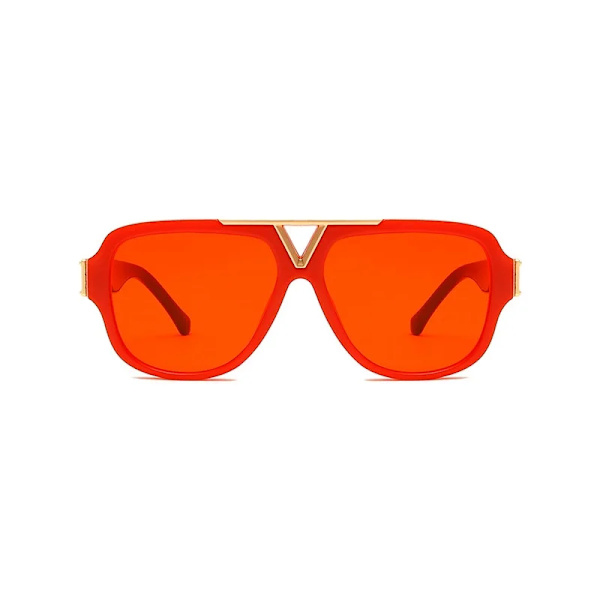 Lyxmode Herr Solglasögon Pilot Designer Båge 8 Färg Unisex Snygga Glasögon UV400 C05 Other