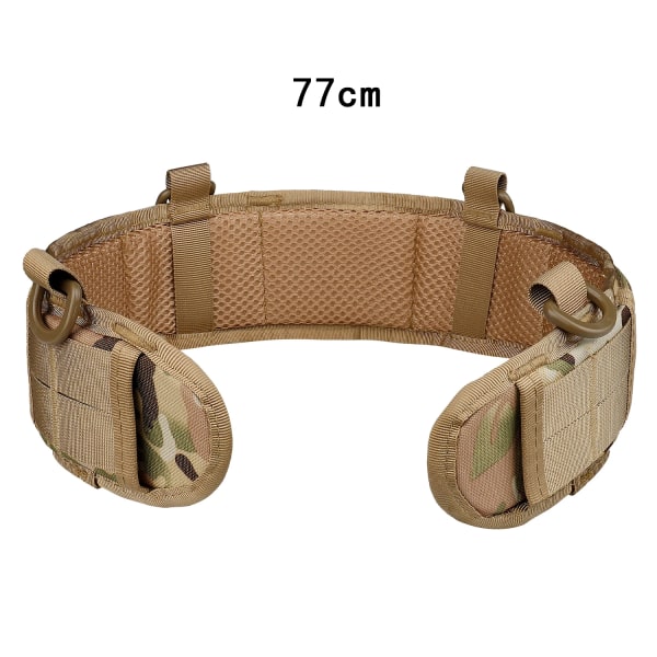 Militärt taktiskt justerbart bälte Utomhusarbete Män Molle Battle Belt Army Combat CS Airsoft Jakt Paintball Vadderade midjebälten cp(.1253) 125cm(.1253)