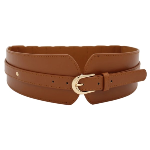 Kvinnligt retromode Insekt Bi Fjärilsbälte Jeans Kappa Kostymklänning Läder Lyx högkvalitativt designermärke Dambälte Pu Insect Brown(.861) 105CM(.861)