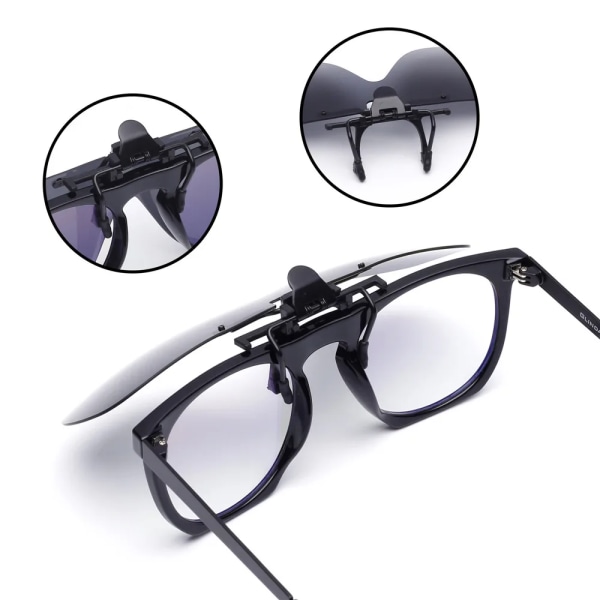 JIM Retro Polarized Solglasögon Herr Dam, Flat Top Square Driving Glasögon UV400 c2 grey Other