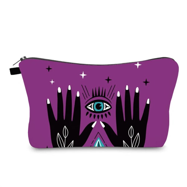 Turkish Blue Evil Eye Bärbar Kvinnor Reseförvaringsväska Liten toalettartiklar Organizer Kosmetisk väska Vattentät Kvinnlig Lucky Makeup Bag hz2593 Eye Bag