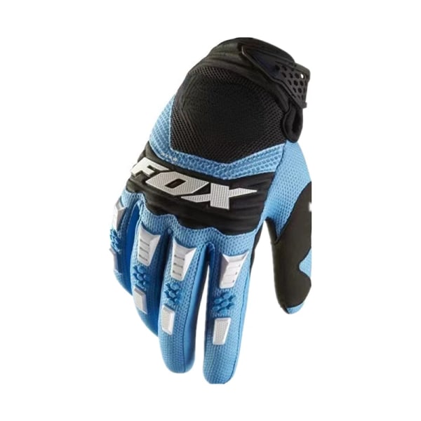 Aykw Fox Gloves Motocross MX BMX Dirt Bike Racing Guantes Dirtpaw Racing Off-road ATV UTV Enduro Moto Cross Blue Luvas Herr Type 1 S