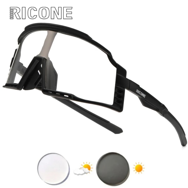 RICONE Photochromic Solglasögon Glasögon Utomhuscykling Män Kvinnor Sport Fiske Glasögon Glasögon Cykelglasögon RB7