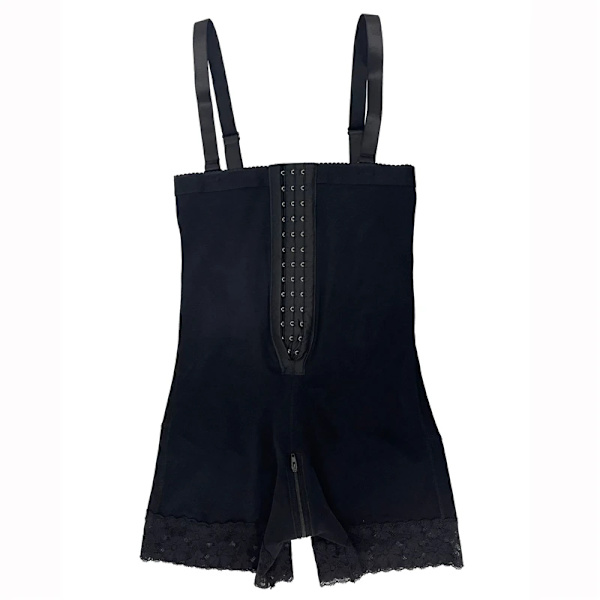 High Compression Skims Damkroppsformkläder Extra fast dragkedja Kontroll Fake Ass Butt Lifter Booties Faja BBL Post Op Surgery black 4XL