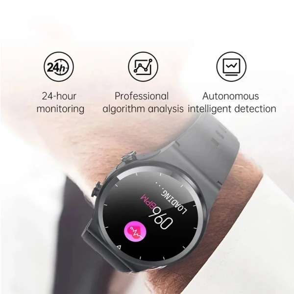 GT69 Smart Watch For Herr Dam TWS Trådlös Stereo hörlurar Bluetooth Call Väder Puls Customized Dial Smartwatch Dual Strap(.168)