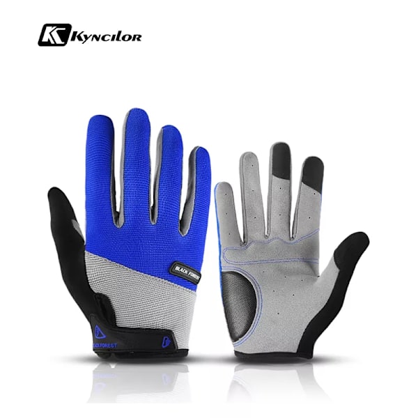 Vinter Höst Dam Cykelhandskar Full Finger Med GEL Pad Stötsäker MTB Mountain Vandring Cykel Cykel Handskar Red M