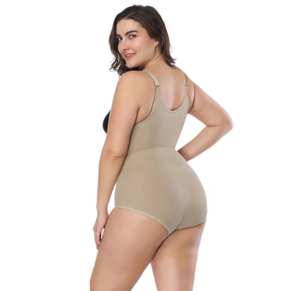 Kvinnor Body Shaperwear Slimming Shaper U Plunge Thong Shapers Waist trainer Postpartum Recover Body Shaper Kontrollkorsett black S