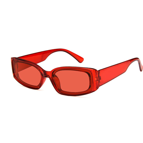 Röd Brand Design Mode Solglasögon Fyrkantiga Night Driver Goggles Polariserade Solglasögon Glasögon För Kvinnor Cykling Utomhus Solglasögon red-red