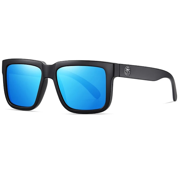 NYHET Högkvalitativt lyxigt Heat Wave-märke Polariserade solglasögon fyrkantiga Sammanfogade lins Dam män solglasögon UV400 HW02 C3 only glasses