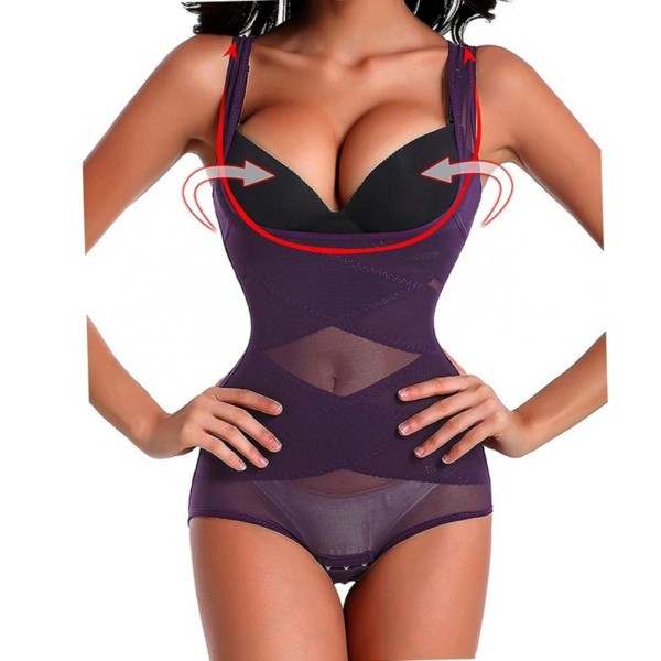 Kvinnor shapewear Kroppsformare Slimmande underkläder midjeformare slimmande byxor waist trainer mage Kontroll underkläder rumplyftare Z XL
